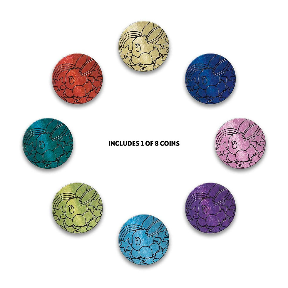 Thumbnail: Prismatic Evolutions - 1x Mini Tin (Random Assortment) - S&V - Pokémon TCG random coin assortment inside toploaded.co.uk