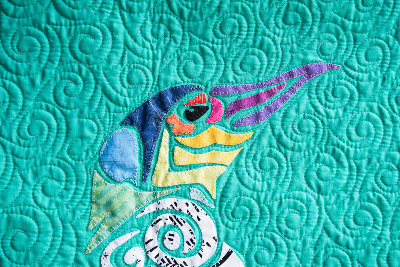 Thumbnail: Picasso Penguin Kit by Laser Cuts, fusible Cotton Appliqué , Quilting