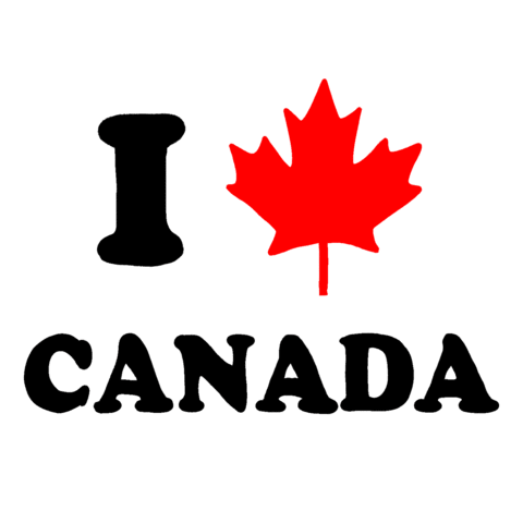 I love Canada illustration