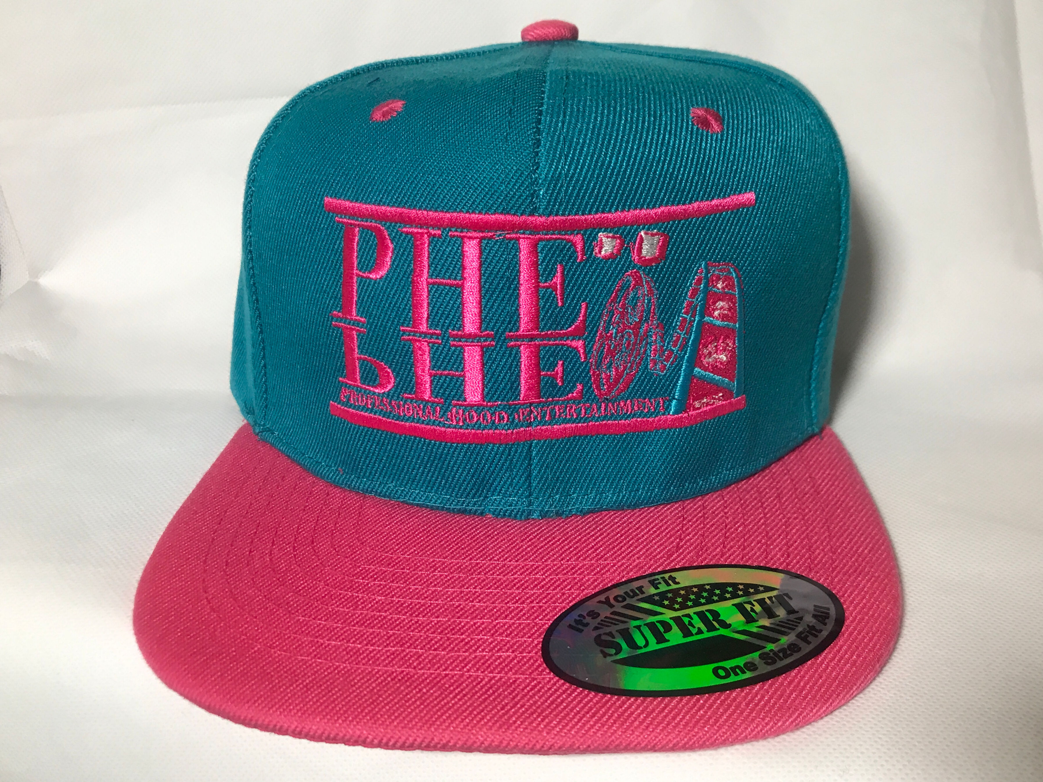 PHE Snap Back Hat-Pink Logo