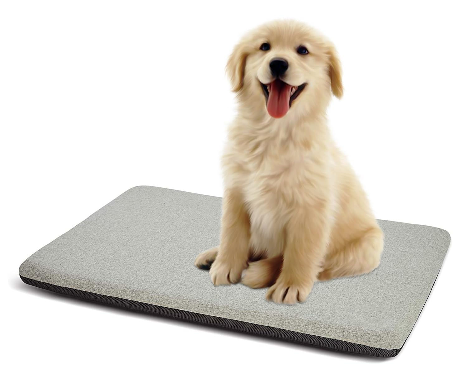 Panku Waterproof Dog Crate Pad, Memory Foam, Washable, 24 x 16 in