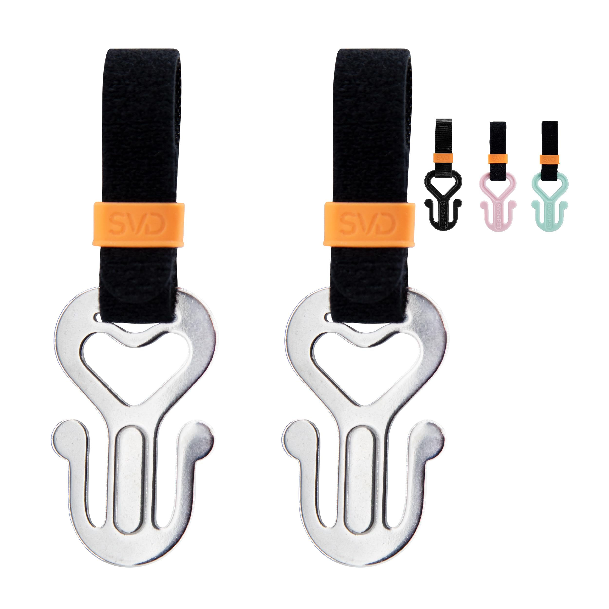 SVD.PET Stainless Steel Dog Poop Bag Holder for Leash, 2 Pack