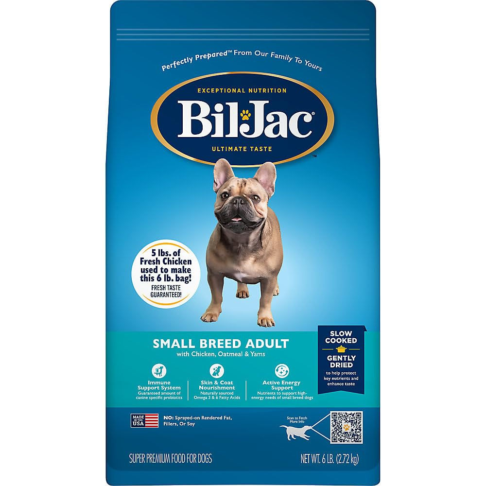 Bil-Jac Small Breed Select Dry Dog Food, Real Chicken, 6 lb