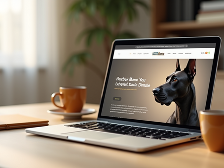 Modern Design Tips for a Great Dane Breeder Website