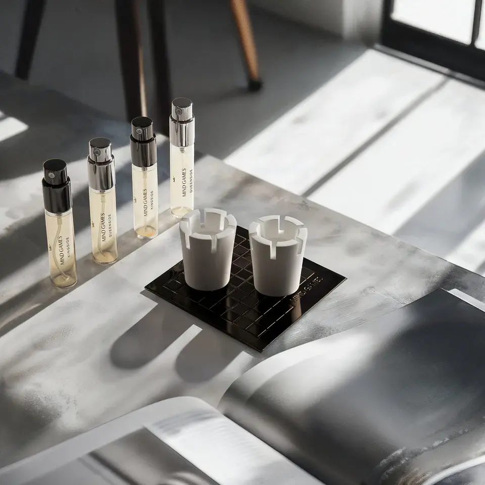 Thumbnail: Mind Games - Queenside and Kingside Discovery Set - 4 x 7.5ml Travel Spray