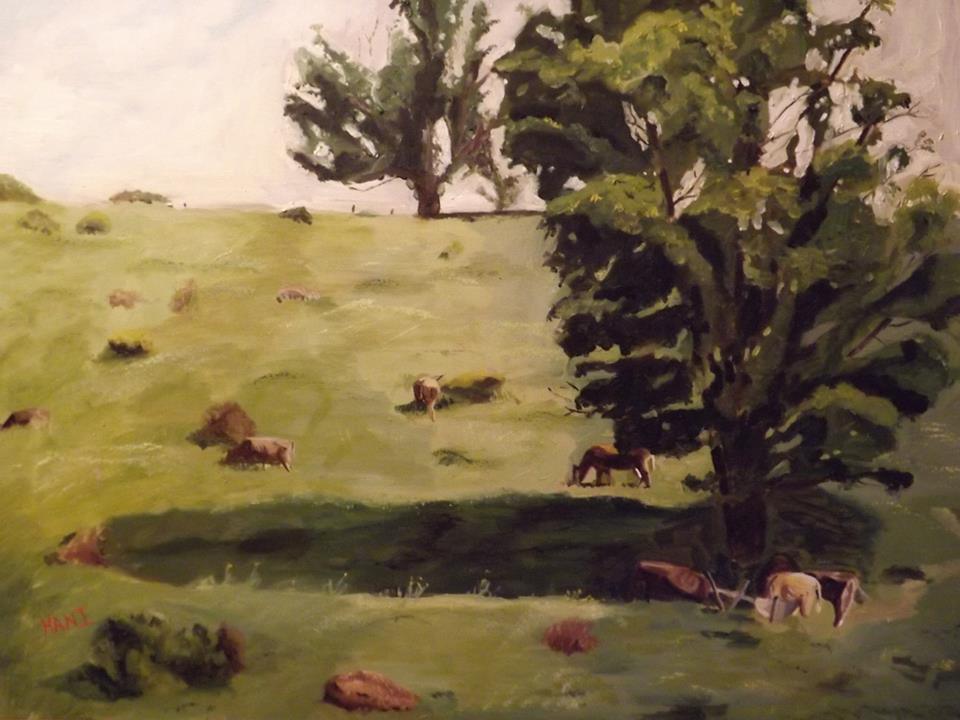 Landscape with Cows