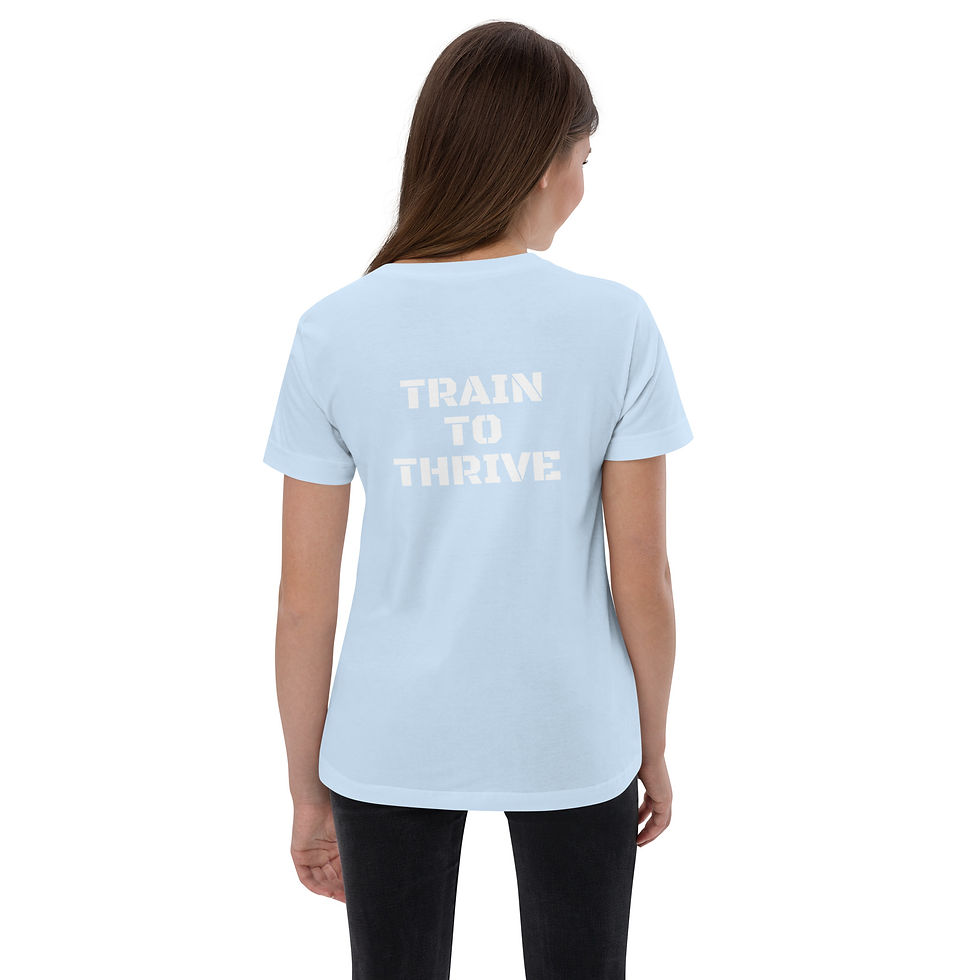 Thumbnail: Train to Thrive Youth jersey t-shirt