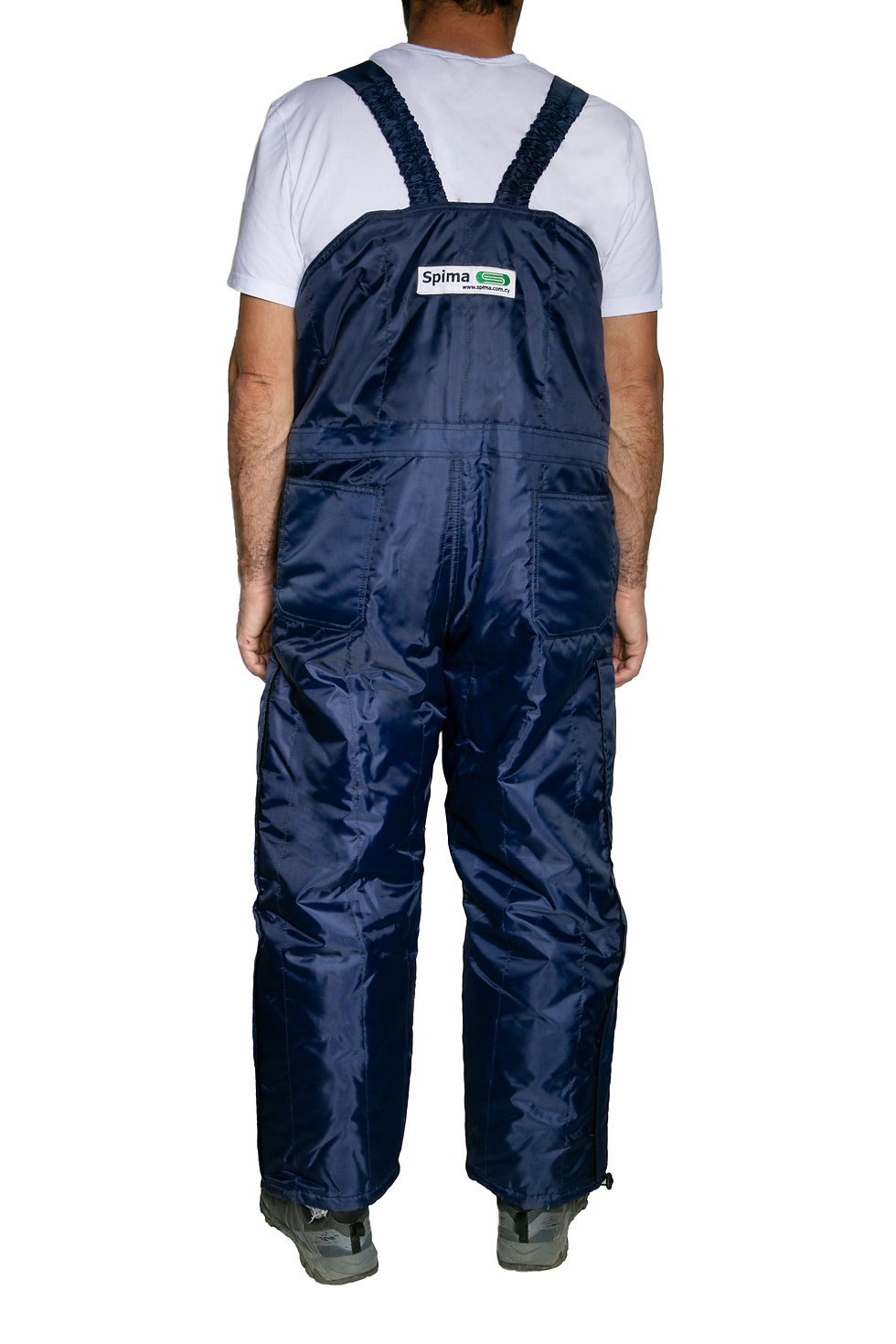 Thumbnail: Spima branded Cold store trousers with elasticated braces