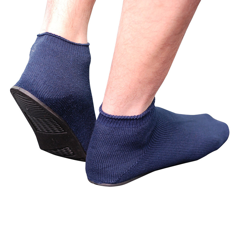 Thumbnail: Ultra-Grip® Terrycloth Medical Rubber Soled Slippers