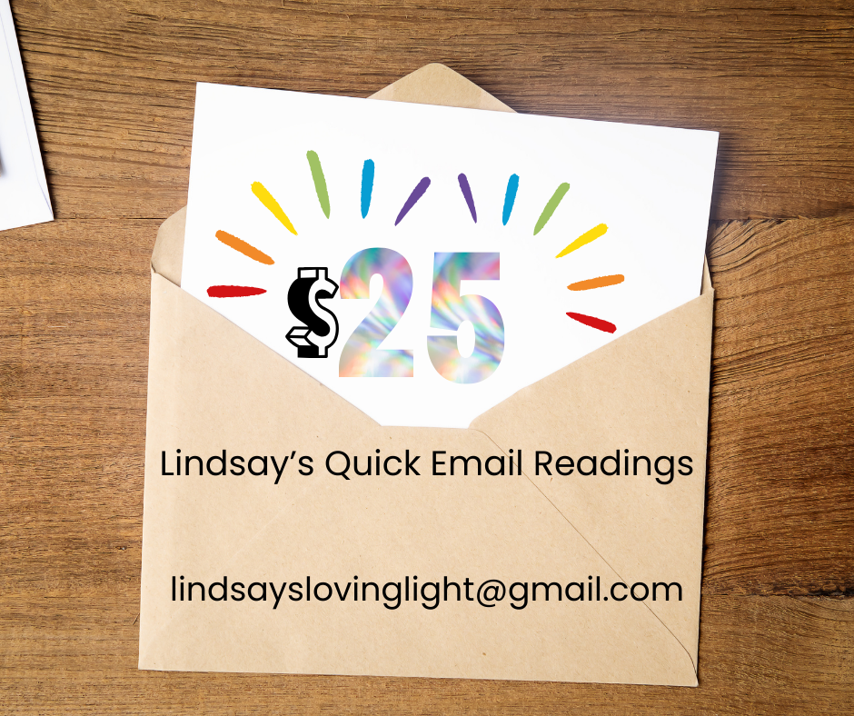 Virtual psychic messaged sent over e-mail