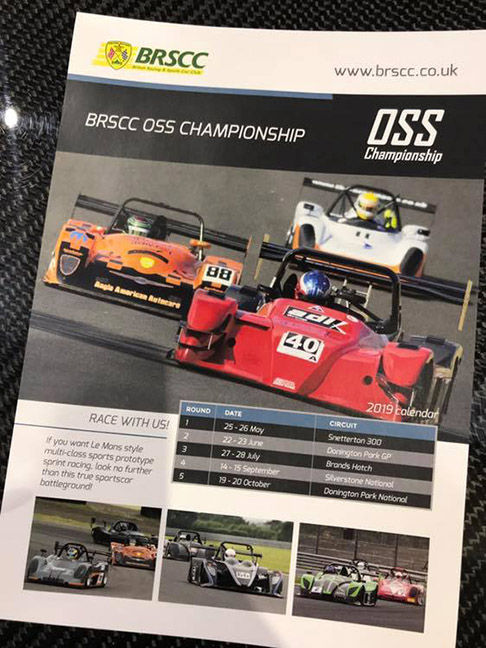BRSCC OSS Championship Race Calendar 2019
