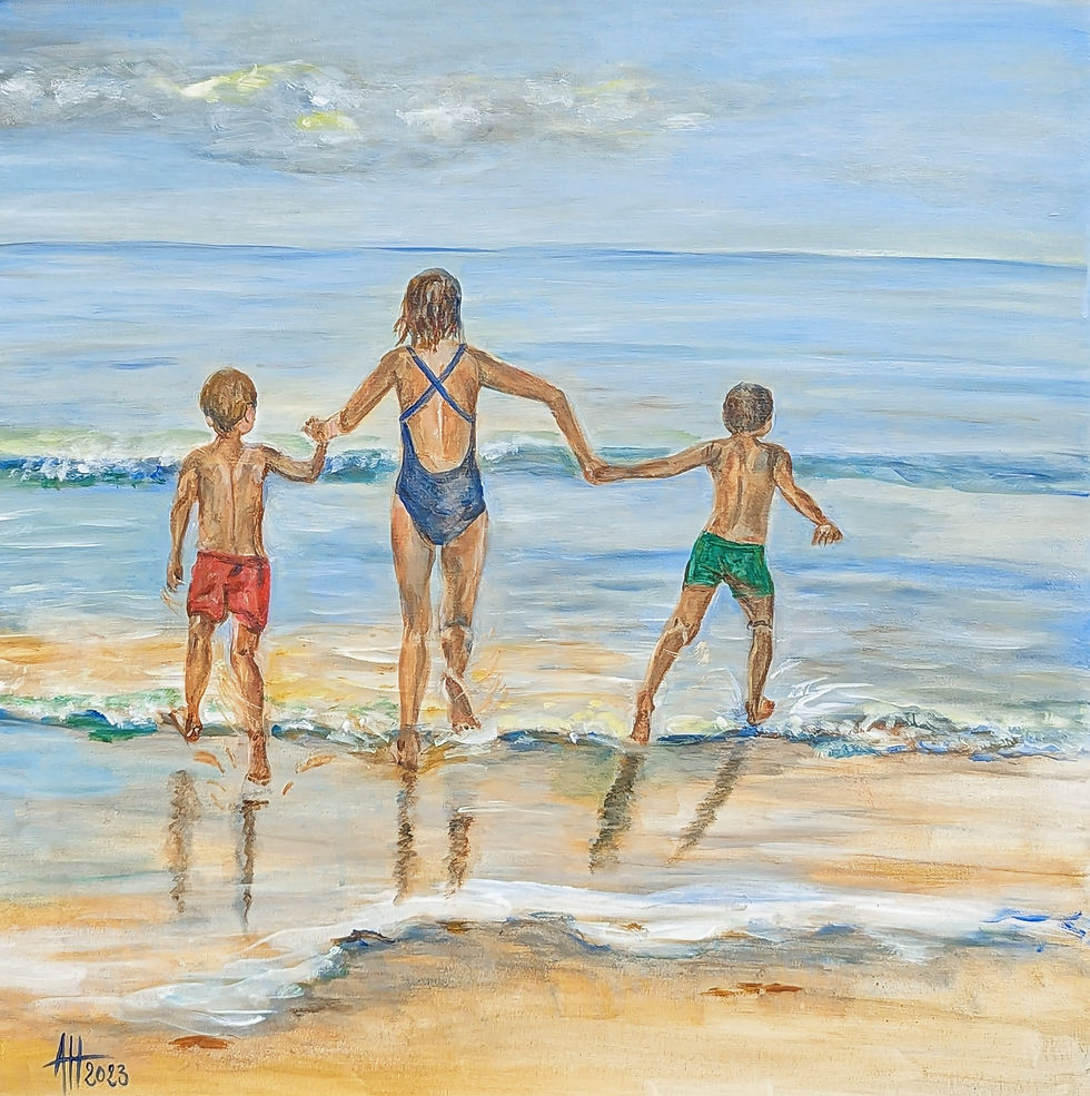 La course vers la mer