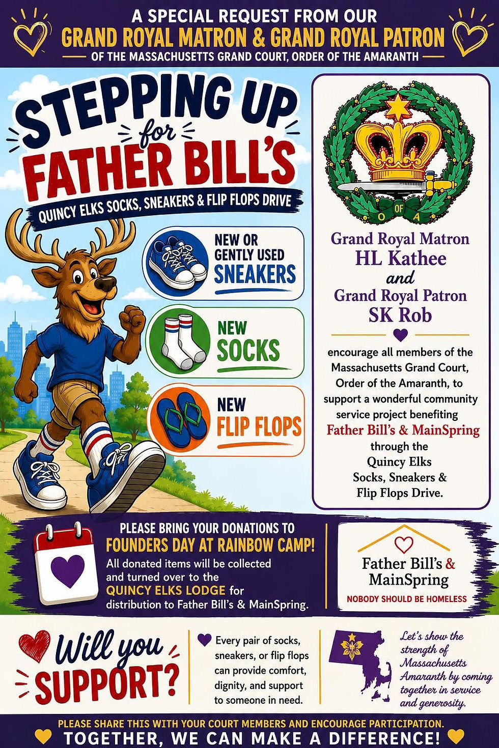 Stepping up for Father Bill’s