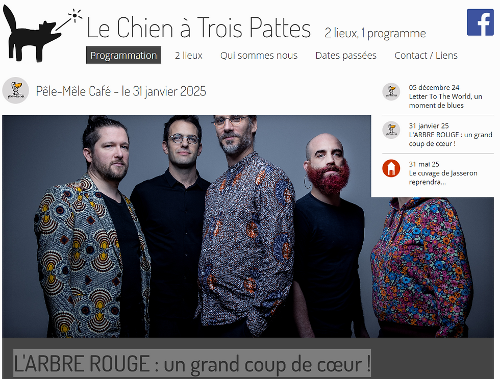 Concert du Chien à 3 Pattes !