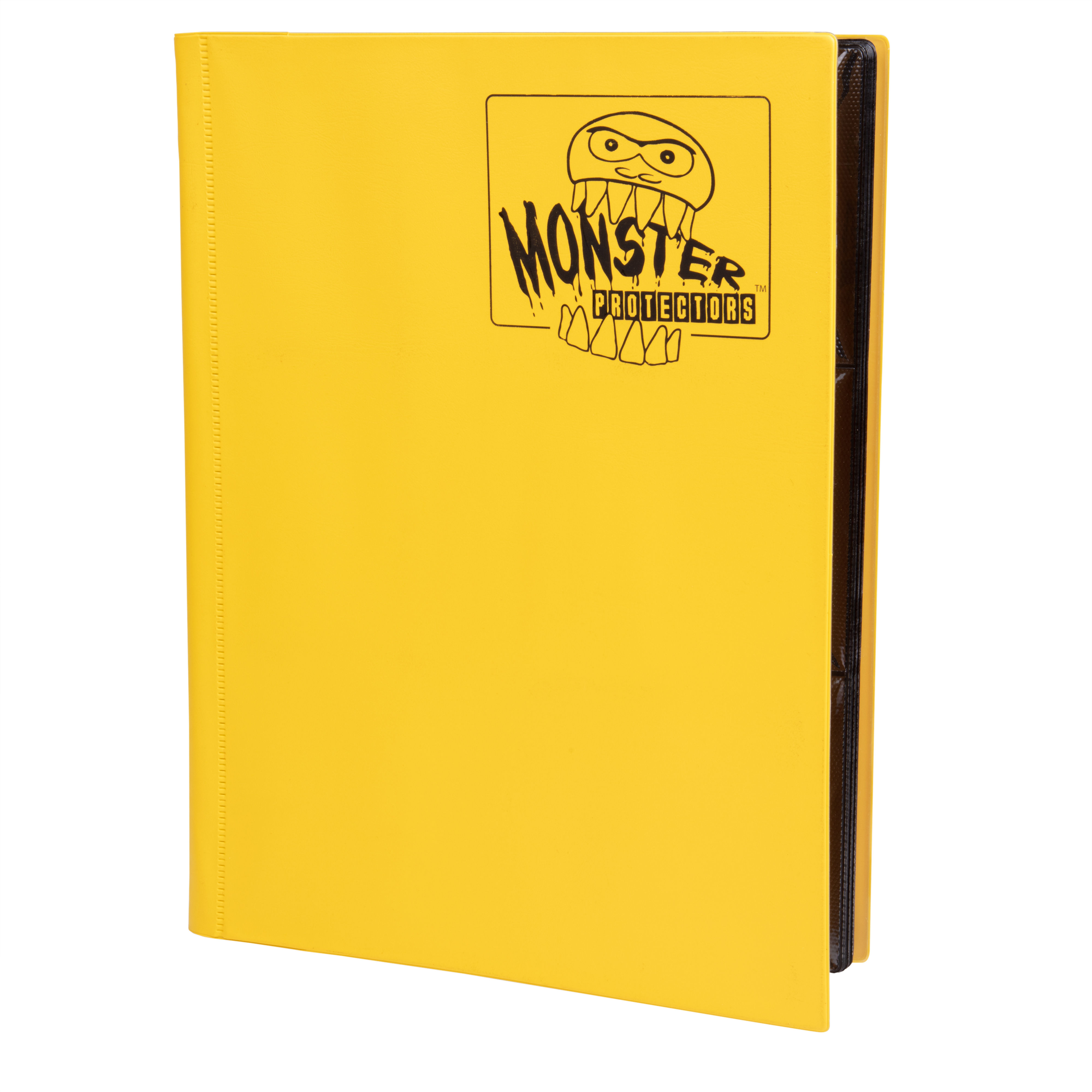9 Pocket Matte Yellow Card Binder