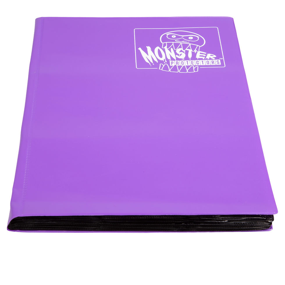 Thumbnail: 9 Pocket Matte Purple Card Binder