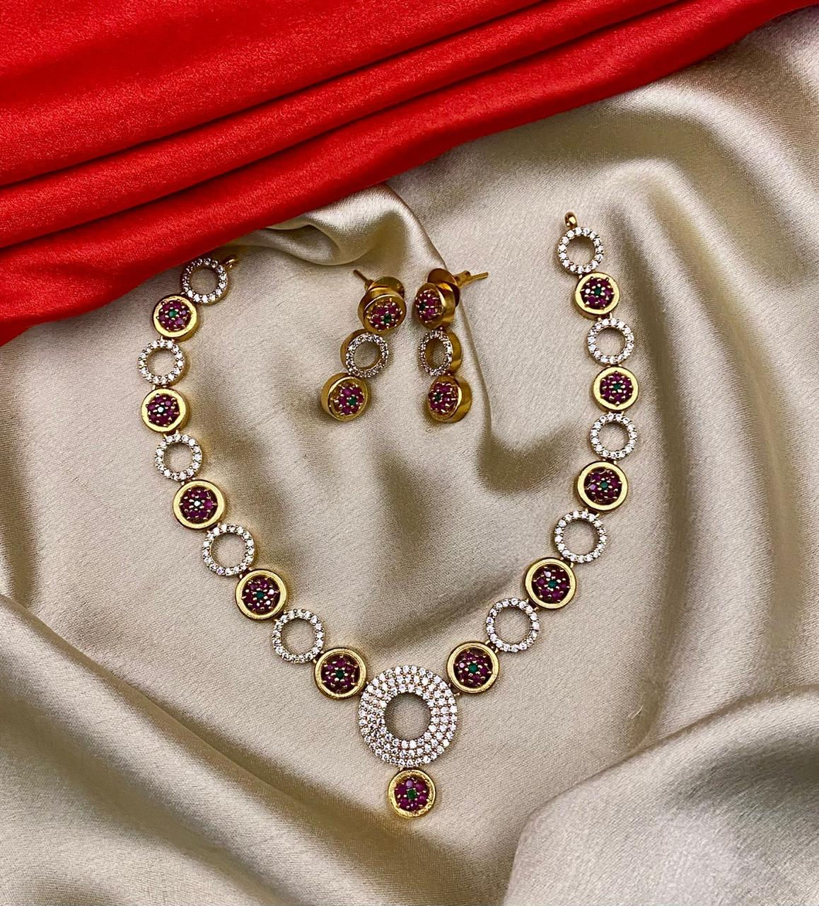 cz necklace