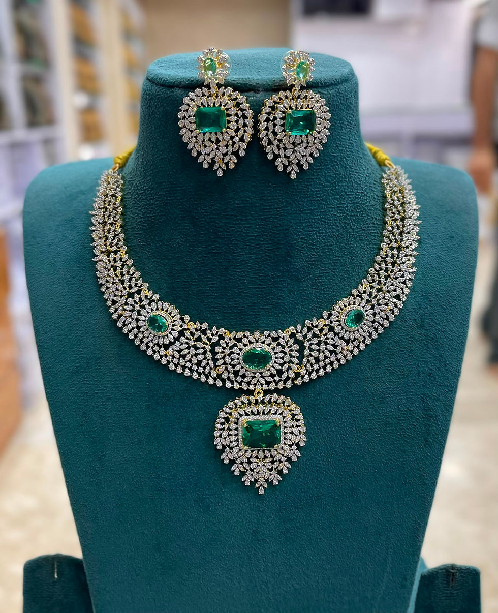Thumbnail: Cz necklace 