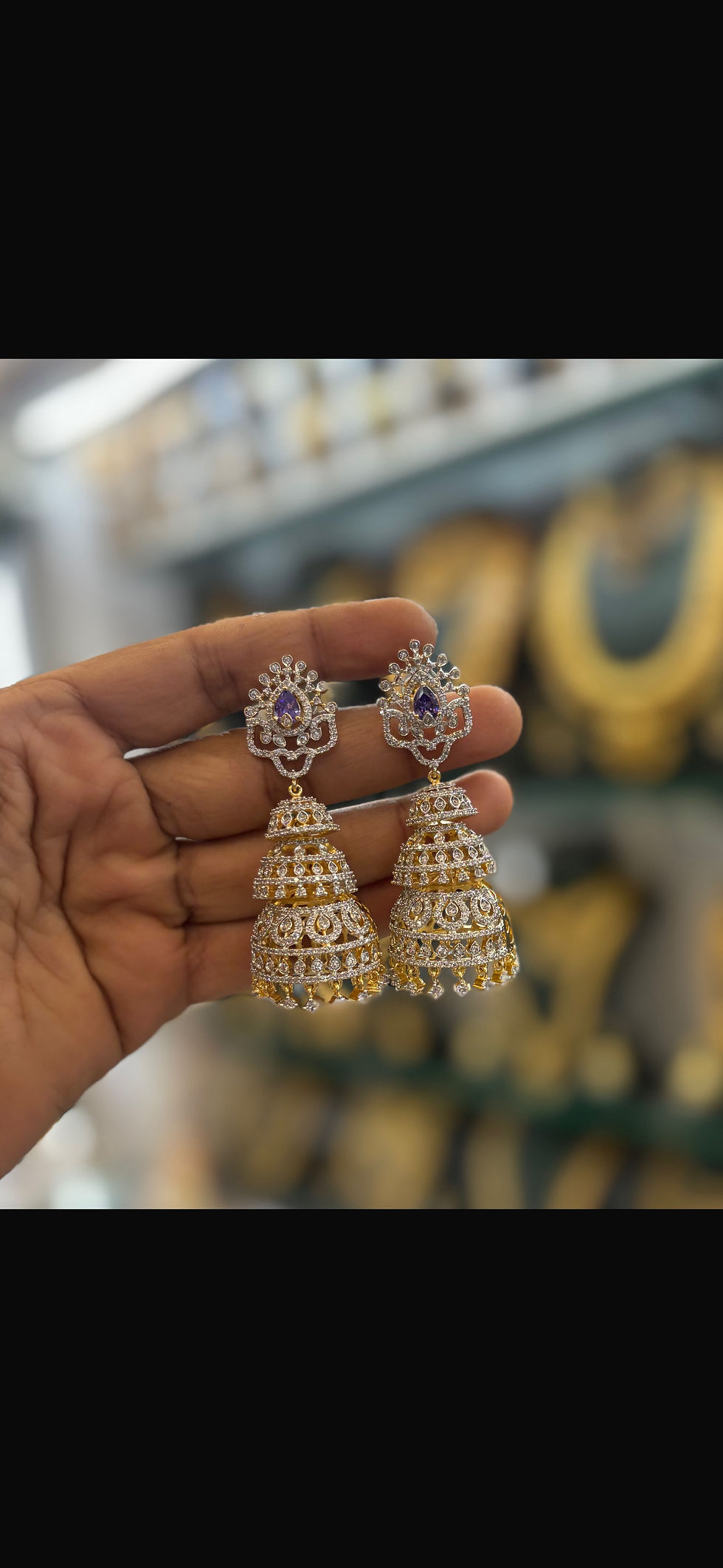 Thumbnail: Cz jhumka 