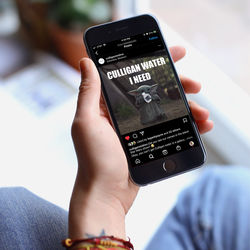 Culligan water graphic mockup