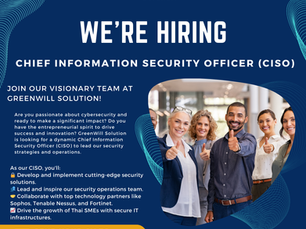 Job opening-Chief Information Security Officer (CISO)