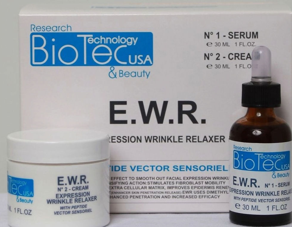Facial kit serum and cream for firming and lifting.