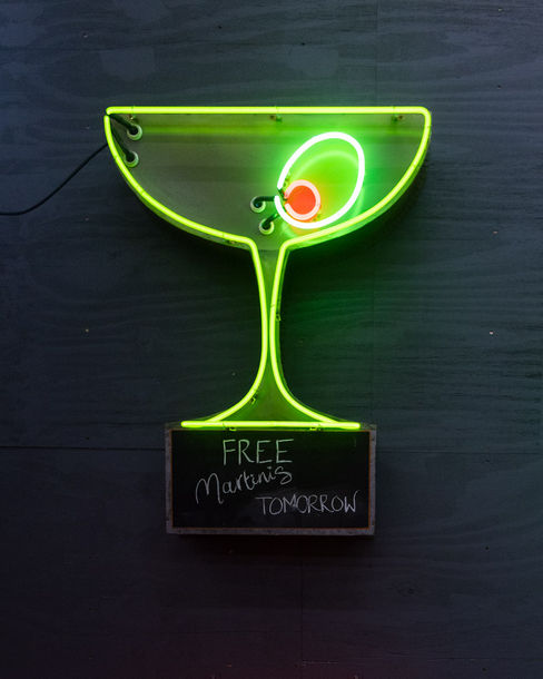 CUSTOM MARTINI SIGN