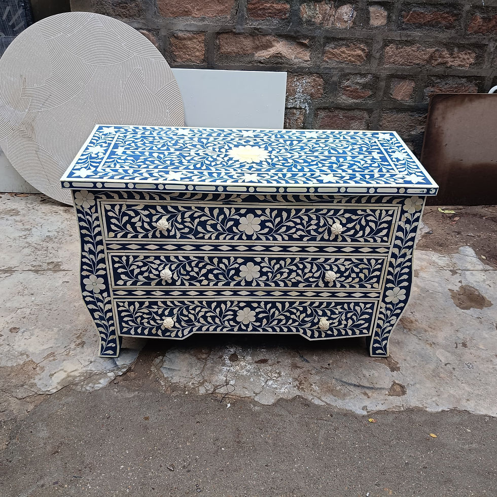 Thumbnail: Bone Inlay Side Board