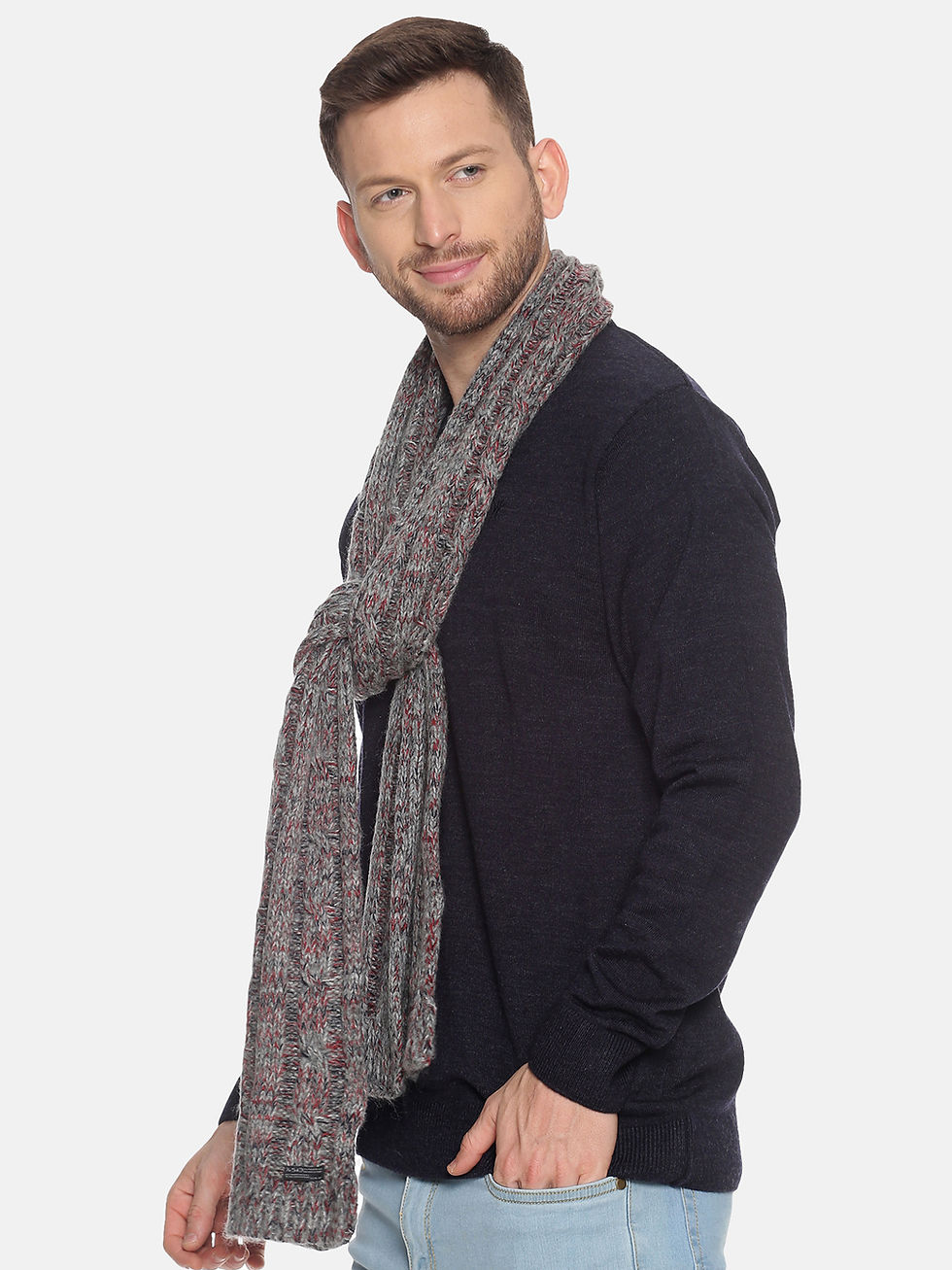Thumbnail: 513 Men's Acrylic Muffler