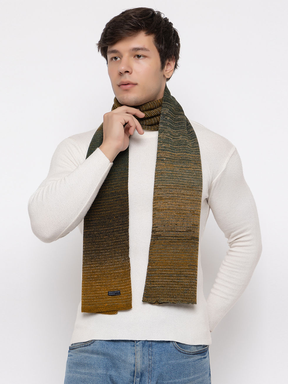 Thumbnail: Men's Knitted Muffler