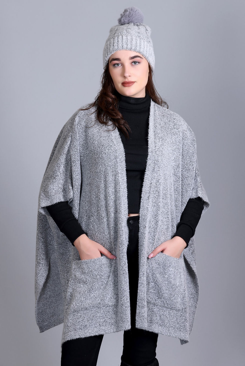 Thumbnail: 513 Women Kimono Cap Set