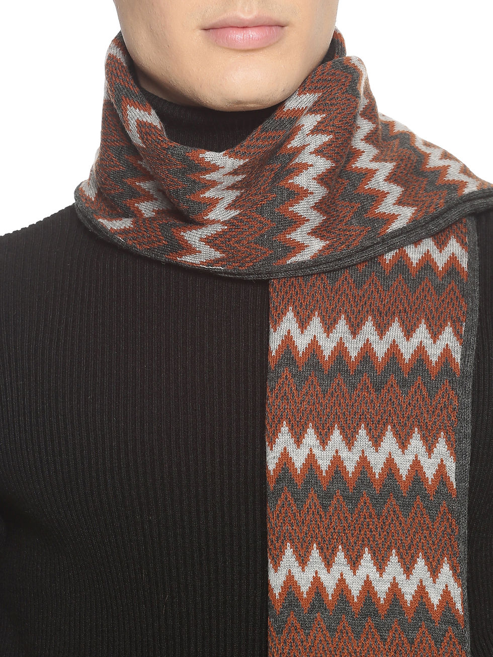 Thumbnail: Men's Knitted Muffler