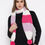 Thumbnail: 513 Women's Stripped Pom-Pom Muffler