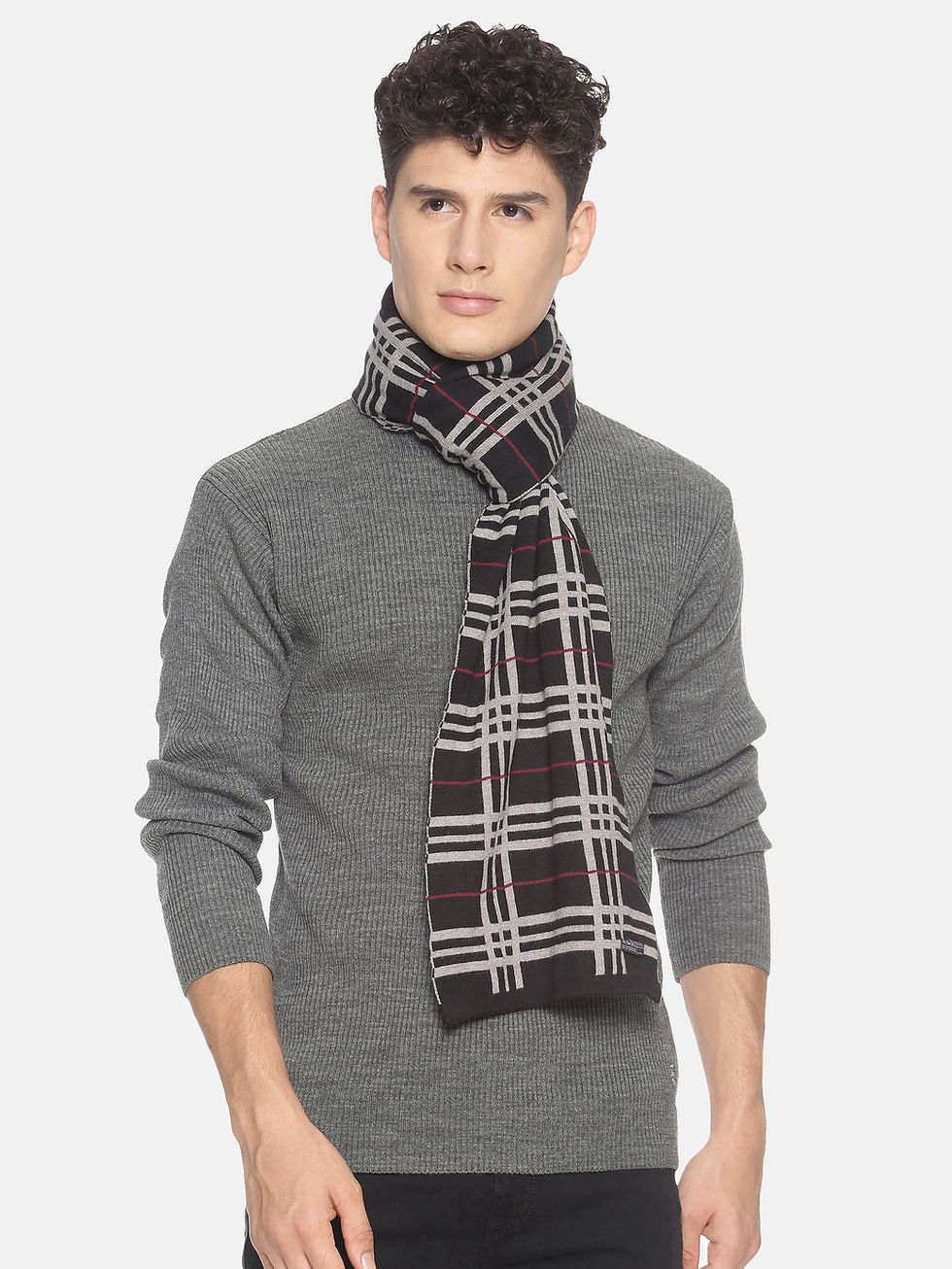 Thumbnail: Men's Knitted Muffler