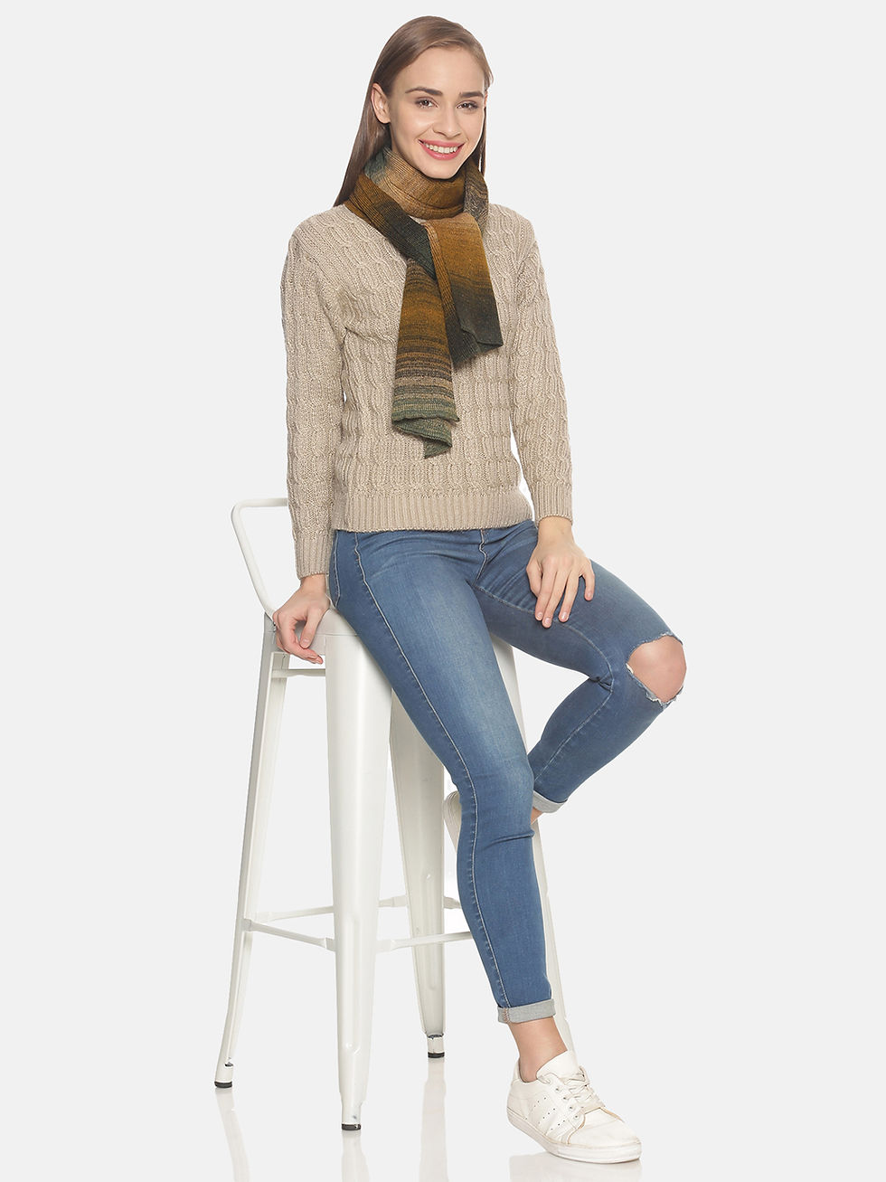 Thumbnail: Women's Knitted Muffler