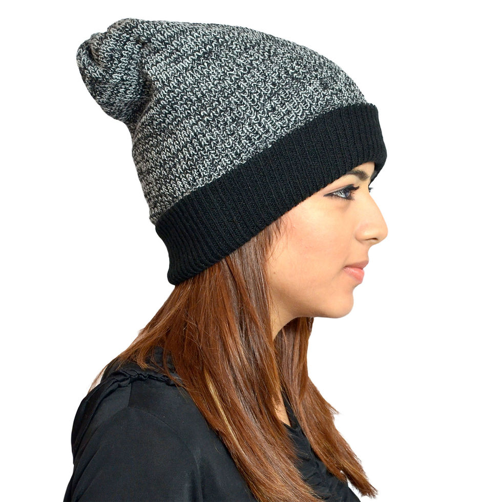 Thumbnail: 513 Unisex Reversible Black-grey Cap