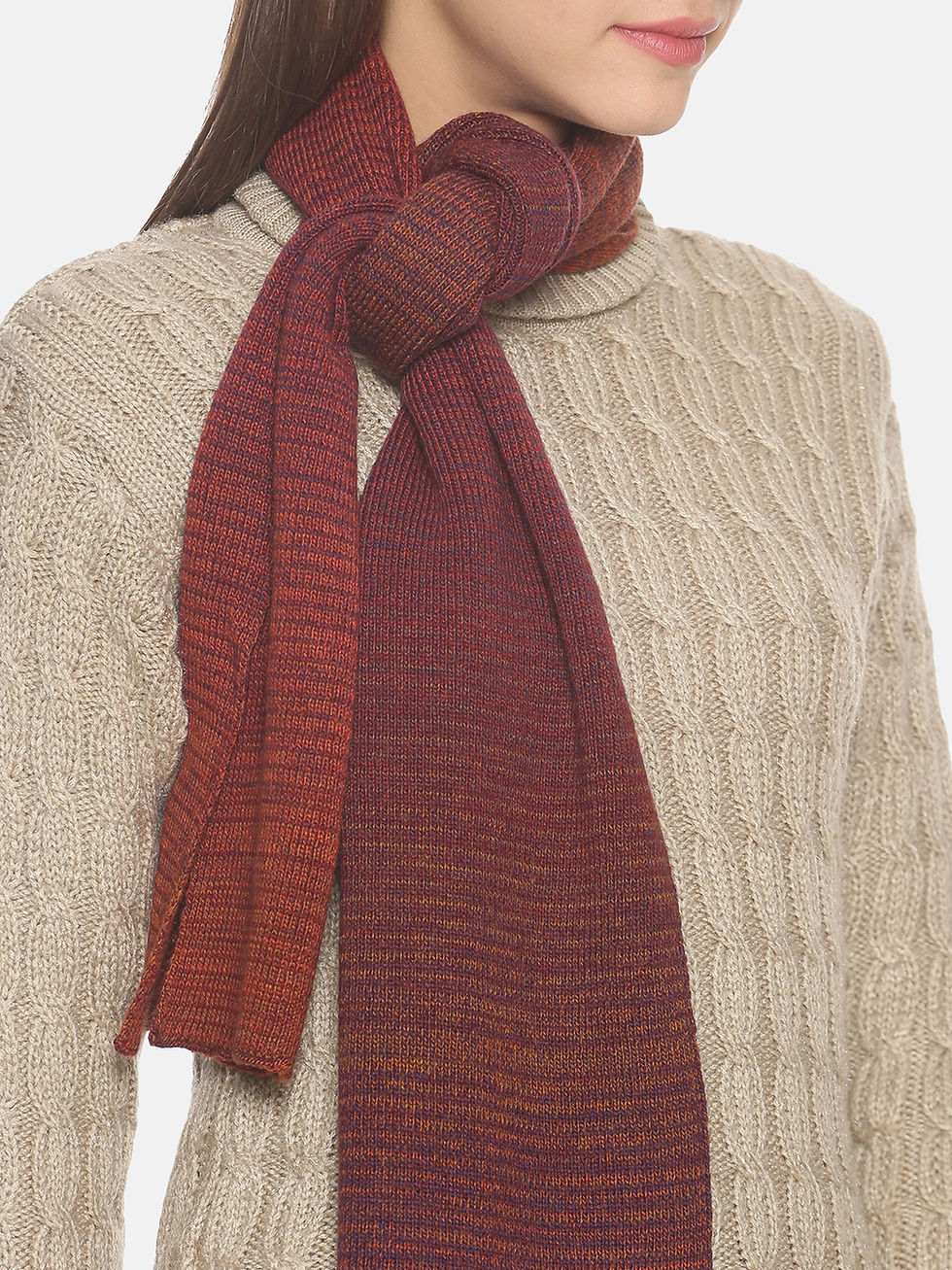 Thumbnail: Women's Knitted Muffler