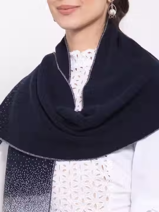 Thumbnail: 513's Knitted Faded Muffler for Women