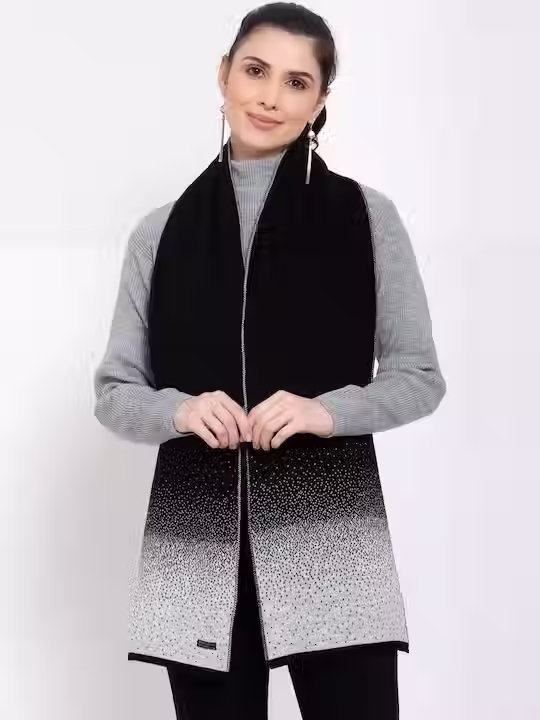 Thumbnail: 513's Knitted Faded Muffler for Women