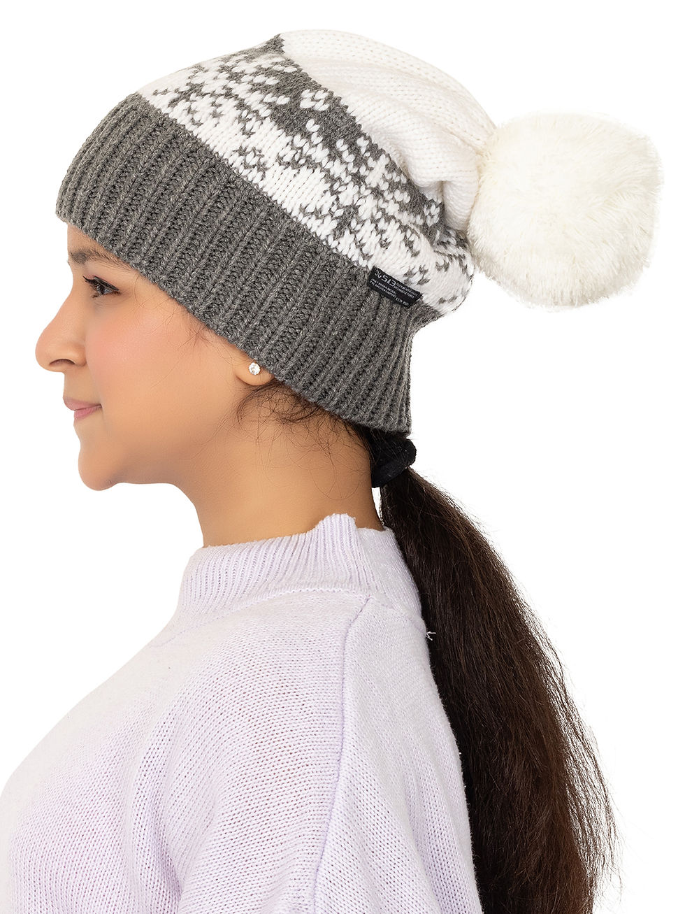 Thumbnail: Jolly 513 Kids Knitted Cap Free Size | Soft Winter Beanie for Boys & Girls