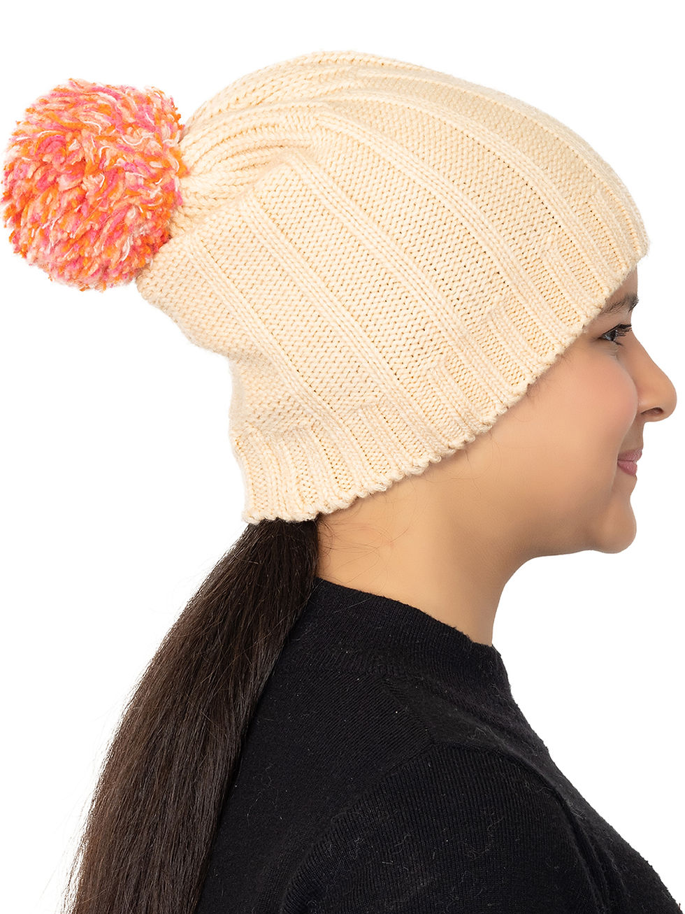 Thumbnail: Jolly 513 Kids Knitted Cap Free Size | Soft Winter Beanie for Boys & Girls