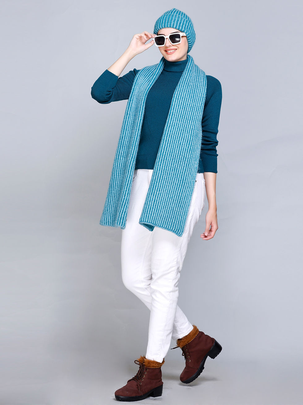 Thumbnail: Knitted Stripped MAC Set