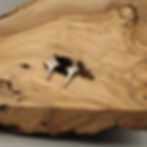 Boucles d’oreilles puces étoile en nacre de Tahiti sculptée – Dawa Création - Vue d'ensemble