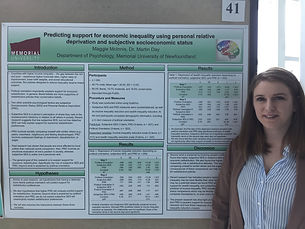 Maggie at Psychology Research Day