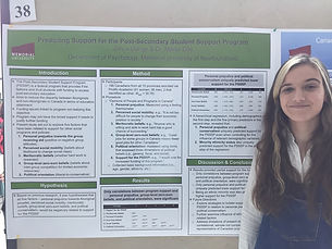 Olivia at Psychology Research Day