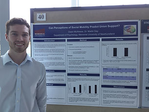 Owen at Psychology Research Day