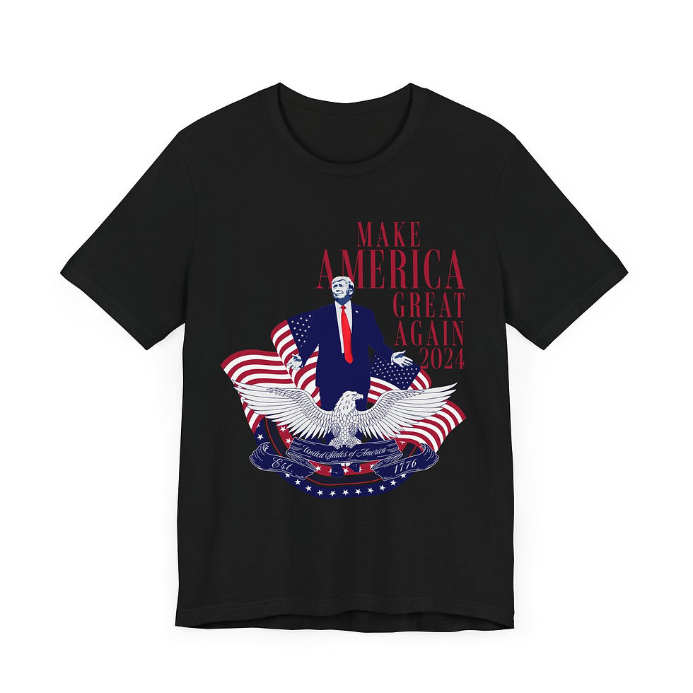 Thumbnail: Donald Trump "THE PATRIOT" Jersey Short Sleeve Tee
