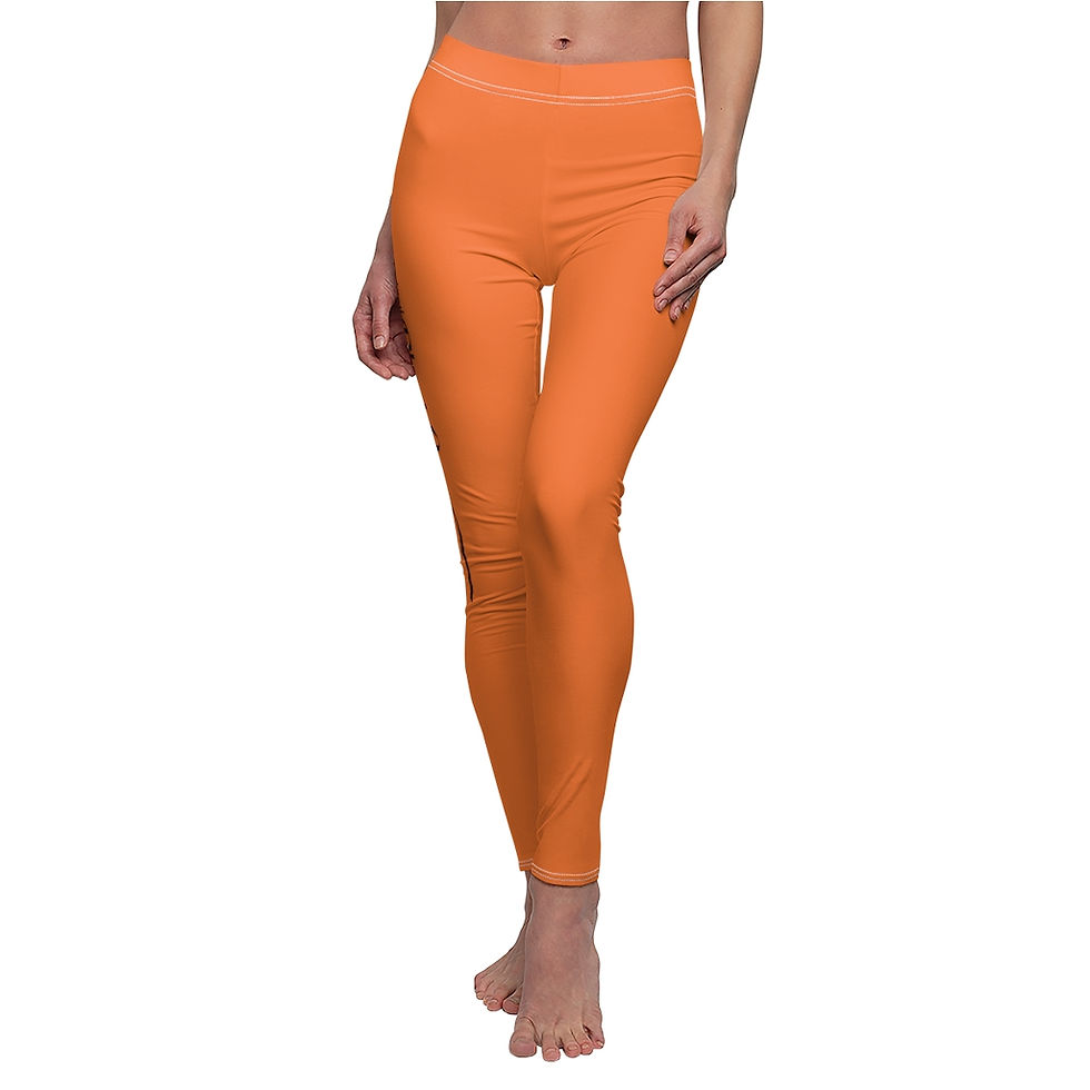 Thumbnail: RBU Casual Leggings (Orange/Black)