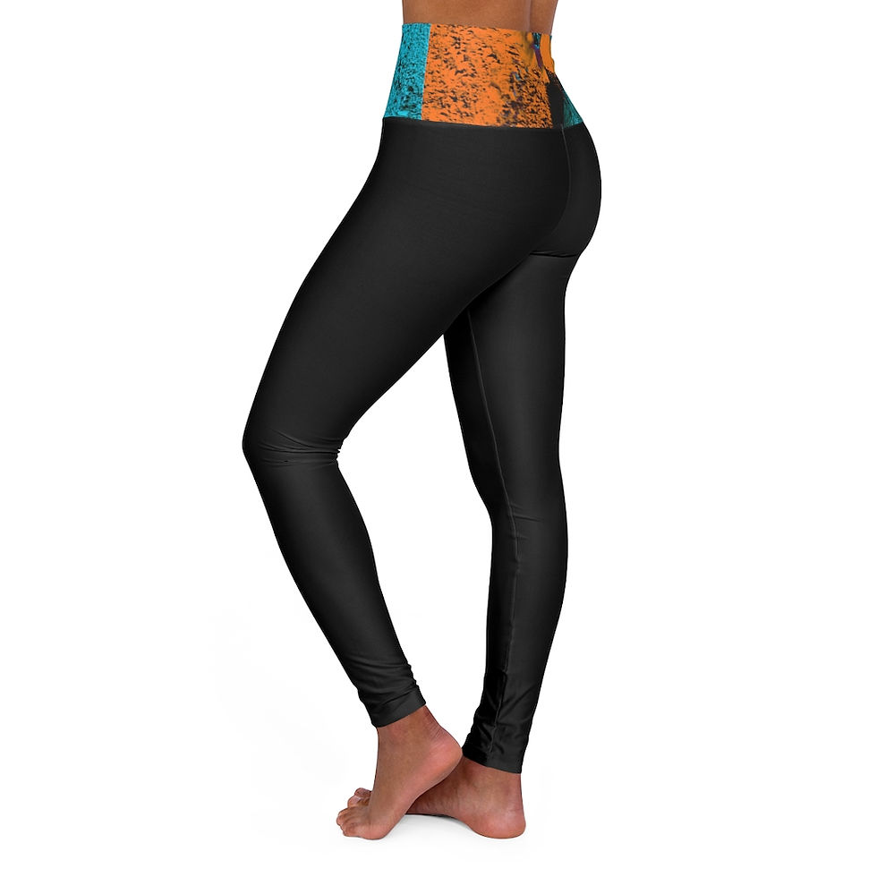 Thumbnail: RBU Black High Waisted Yoga Leggings