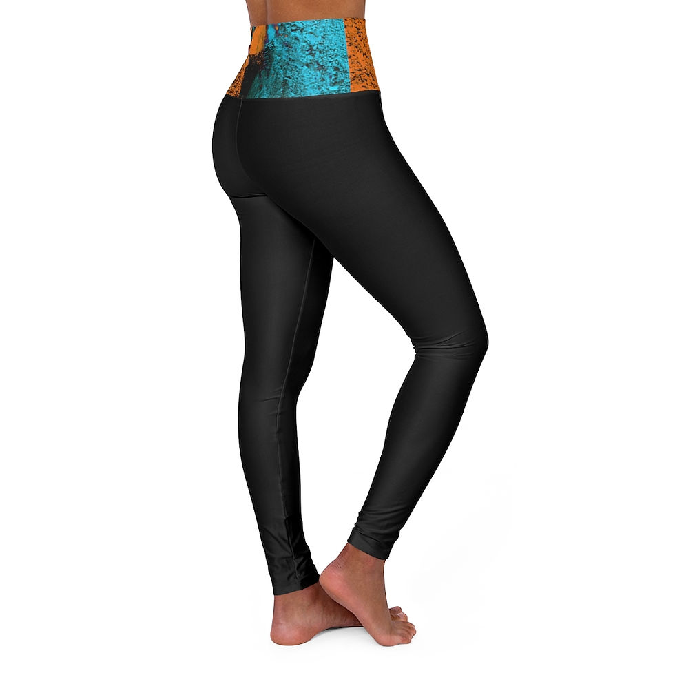 Thumbnail: RBU Black High Waisted Yoga Leggings